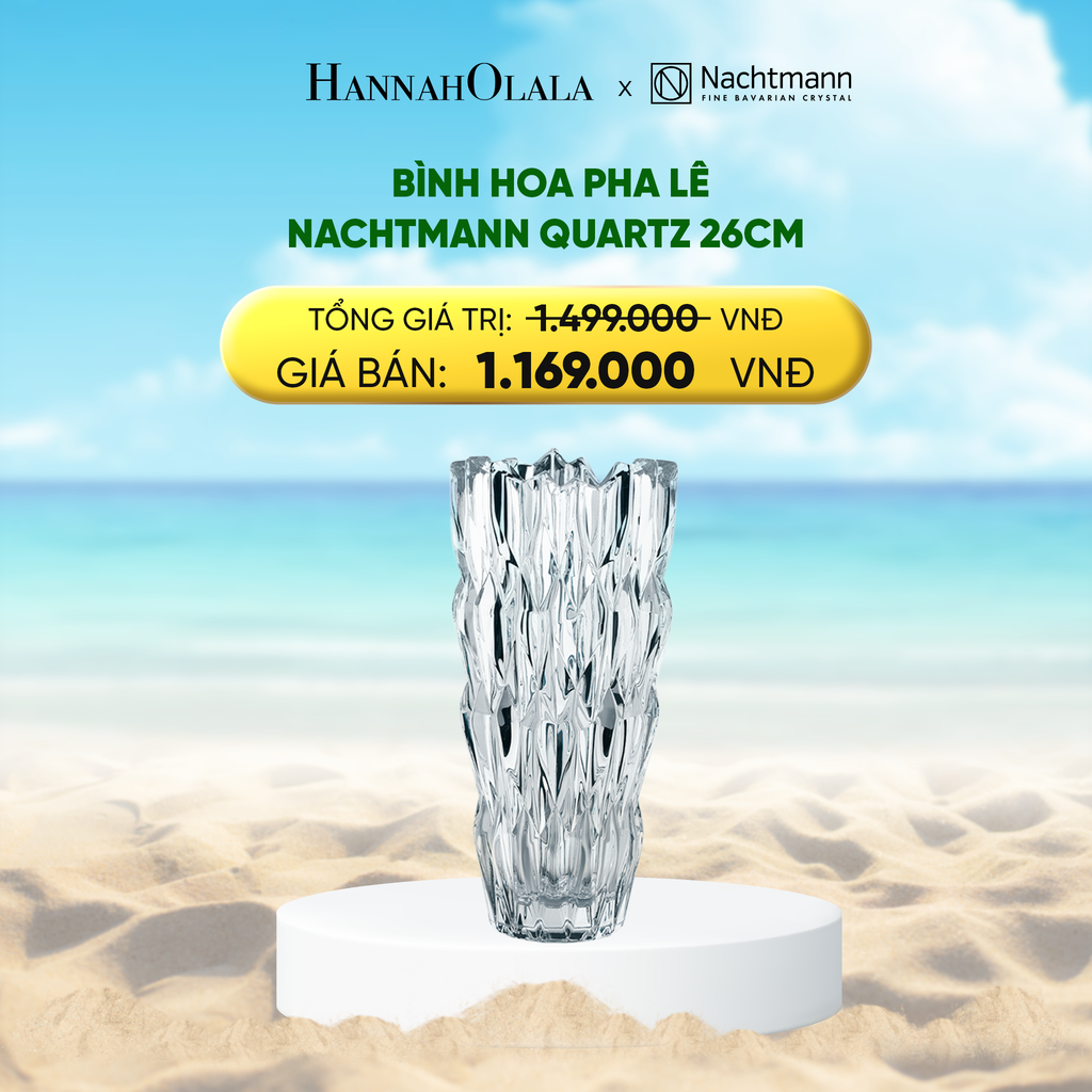  DEAL 8: BÌNH HOA PHA LÊ NACHTMANN QUARTZ 26CM 