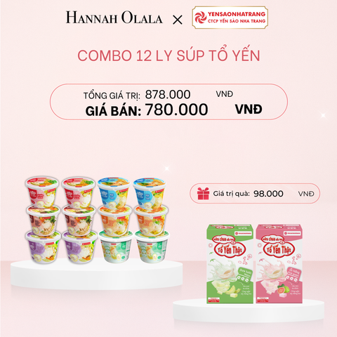  E1008_DEAL 7: COMBO 12 LY SÚP TỔ YẾN 