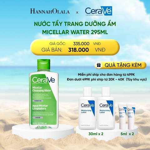  DEAL 6: NƯỚC TẨY TRANG DƯỠNG ẨM MICELLAR WATER 295ML 