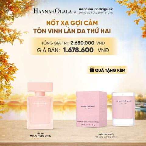  NƯỚC HOA NỮ NARCISO RODRIGUEZ MUSC NUDE EDP 30ML - DEAL 7 - E462 