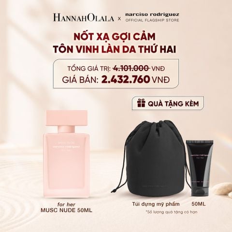  NƯỚC HOA NỮ NARCISO RODRIGUEZ MUSC NUDE EDP 50ML - DEAL 7 