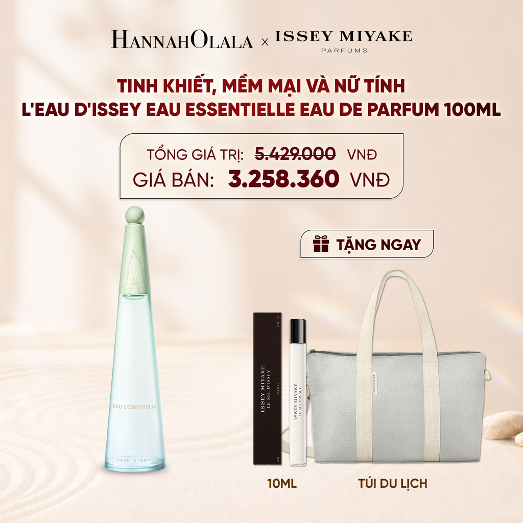  NƯỚC HOA NỮ ISSEY MIYAKE L'EAU D'ISSEY EAU ESSENTIELLE EAU DE PARFUM 100ML - DEAL 7 