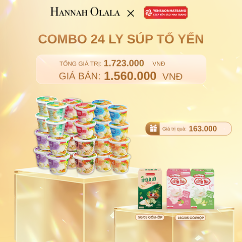  C208_DEAL 7: COMBO 24 LY SÚP TỔ YẾN 