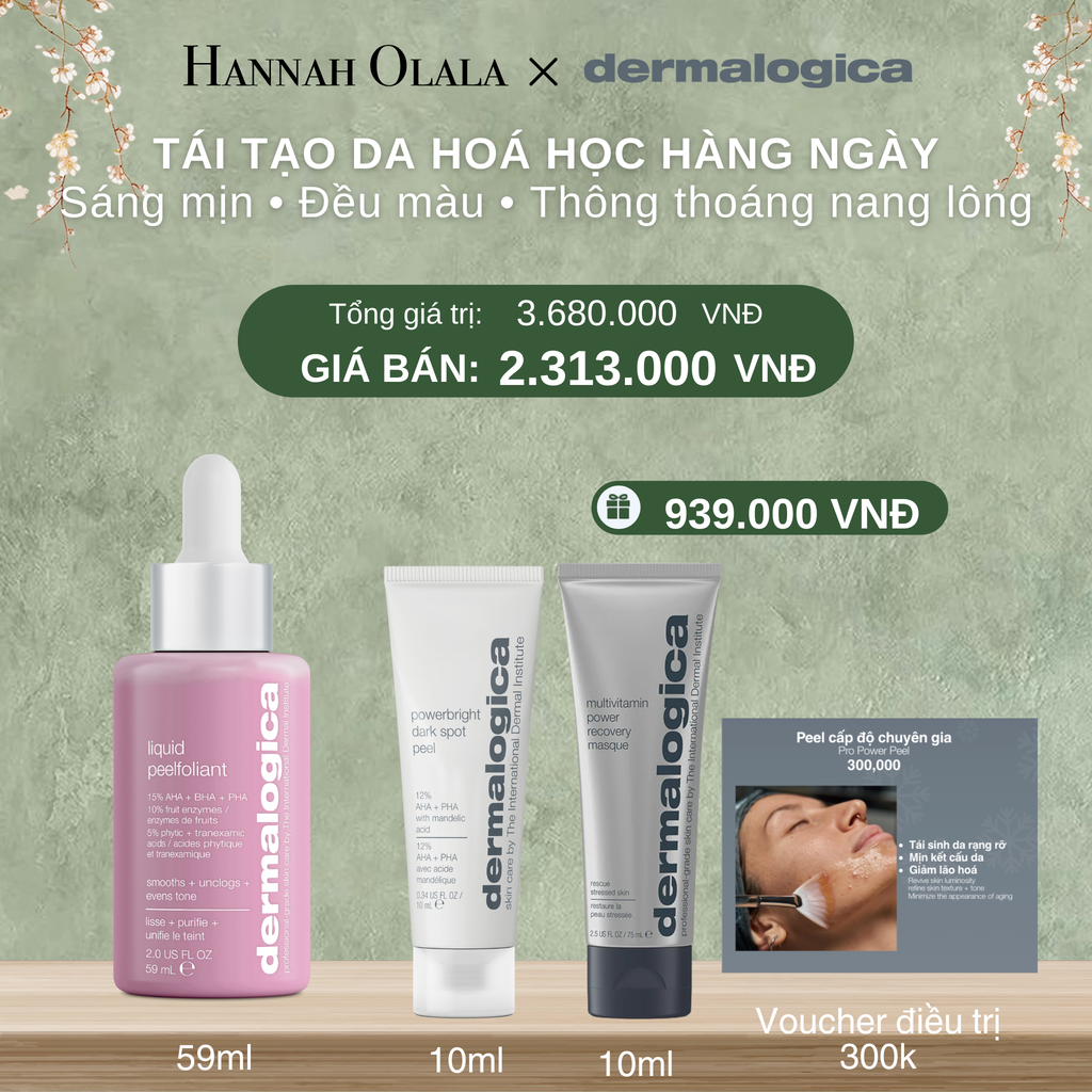  DEAL 7: PEEL CẢI THIỆN BỀ MẶT DA HÀNG NGÀY PHIÊN BẢN NÂNG CẤP LIQUID PEELFOLIANT 59ML 