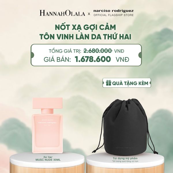  NƯỚC HOA NỮ NARCISO RODRIGUEZ MUSC NUDE EDP 30ML - DEAL 7 