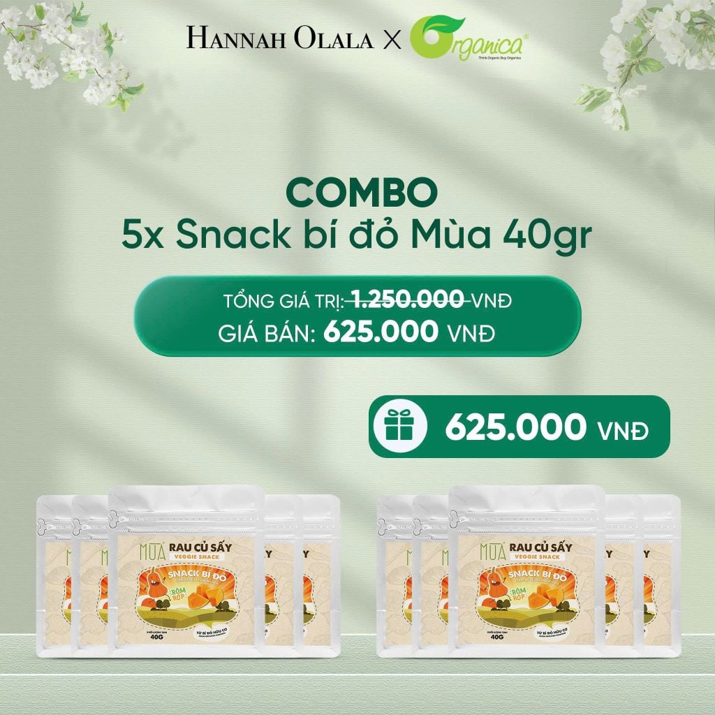 DEAL 7: COMBO SNACK BÍ ĐỎ MÙA 40GR 
