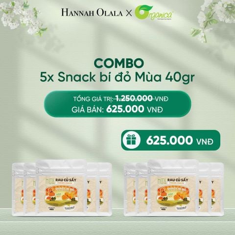  DEAL 7: COMBO SNACK BÍ ĐỎ MÙA 40GR 