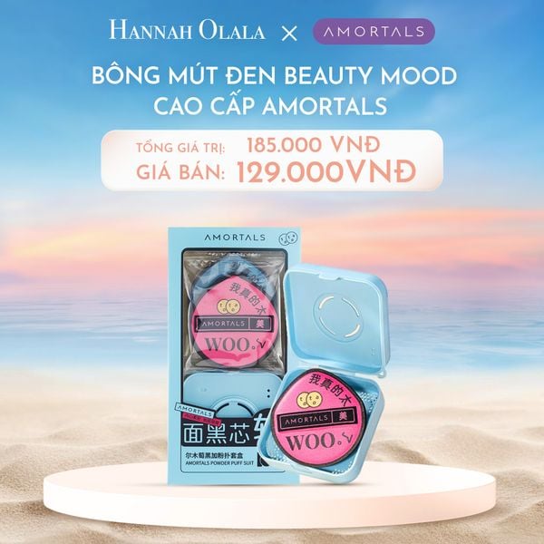  C1127_DEAL 7:BÔNG MÚT ĐEN CAO CẤP AMORTALS 