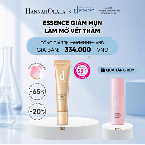  ESSENCE GIẢM MỤN VÀ LÀM MỜ VẾT THÂM D PROGRAM ACNE CARE SPOT ESSENCE 15G - DEAL 7 