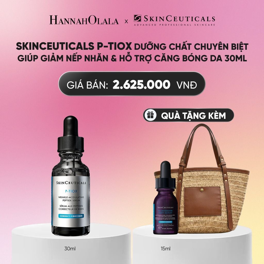  [HSD 08/2027] DƯỠNG CHẤT CHUYÊN BIỆT GIÚP GIẢM NẾP NHĂN & HỖ TRỢ CĂNG BÓNG DA SKINCEUTICALS P-TIOX 30ML DEAL 7:_A479 