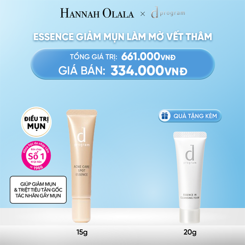  DEAL 7: ESSENCE GIẢM MỤN VÀ LÀM MỜ VẾT THÂM D PROGRAM ACNE CARE SPOT ESSENCE 15G 