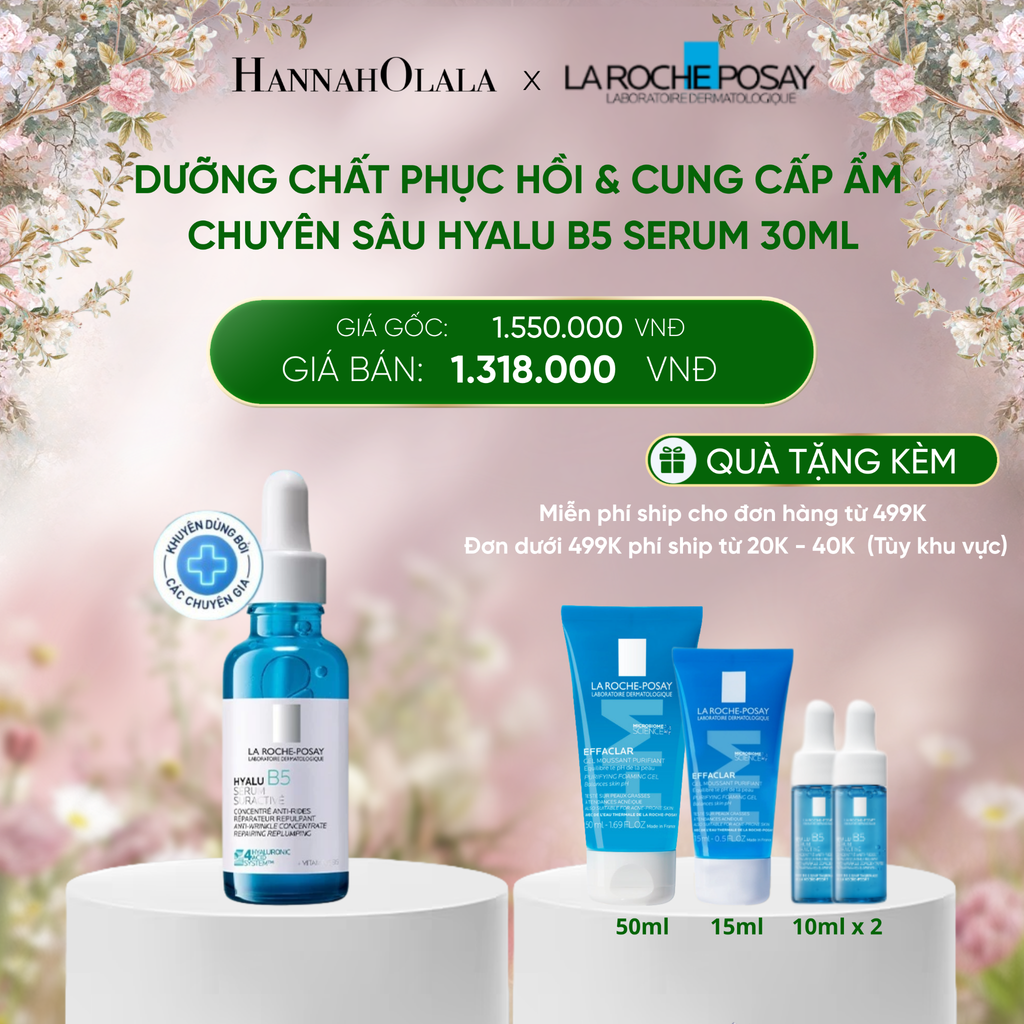 DEAL 7: DƯỠNG CHẤT PHỤC HỒI & CUNG CẤP ĐỘ ẨM CHUYÊN SÂU HYALU B5 SERUM 30ML ([CẢI TIẾN MỚI - 4 LOẠI HA]) 