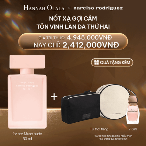  DEAL 7:  NƯỚC HOA NỮ NARCISO RODRIGUEZ MUSC NUDE EDP 50ML 