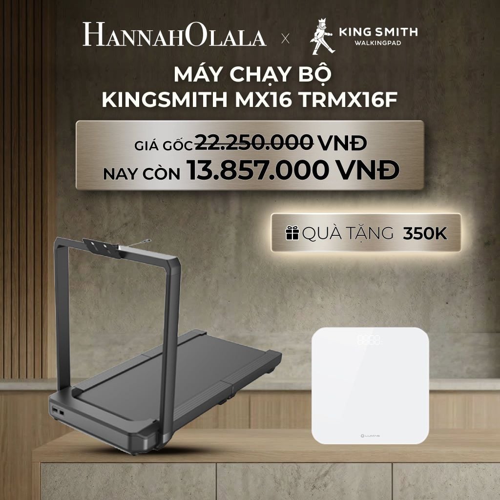  DEAL 7: MÁY CHẠY BỘ KINGSMITH MX16 TRMX16F 