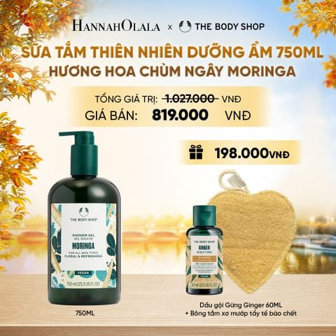  SỮA TẮM THIÊN NHIÊN DƯỠNG ẨM DA NGÁT HƯƠNG HOA 750ML - E723 