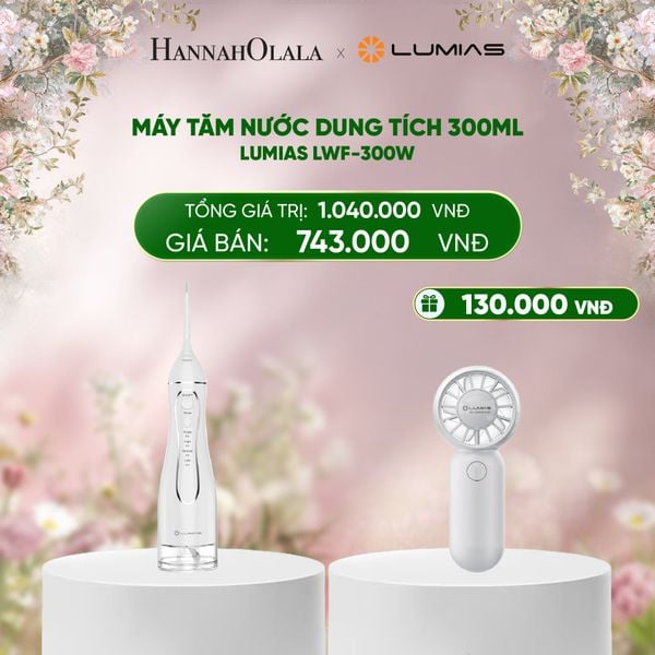  E785_DEAL 8: MÁY TĂM NƯỚC DUNG TÍCH 300ML LUMIAS LWF-300W 