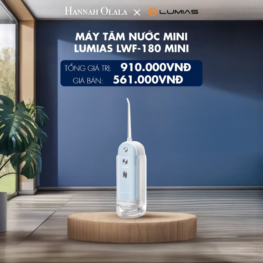  [FLASHSALE] MÁY TĂM NƯỚC MINI LUMIAS LWF-180 MINI - DEAL 8 