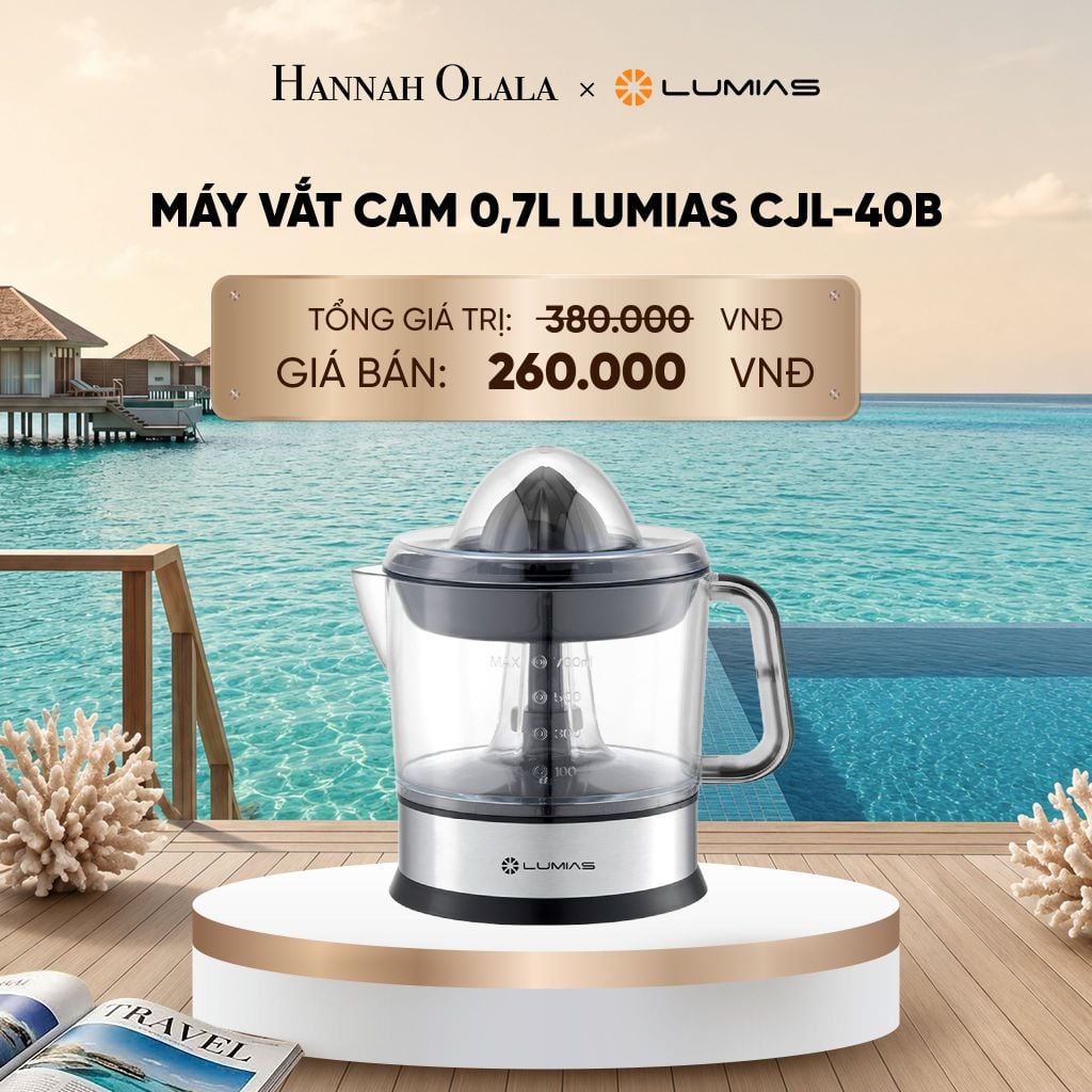  MÁY VẮT CAM 0,7L LUMIAS CJL-40B - DEAL 8_ D2060 