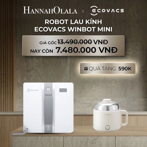  DEAL 8: ROBOT LAU KÍNH ECOVACS WINBOT MINI 