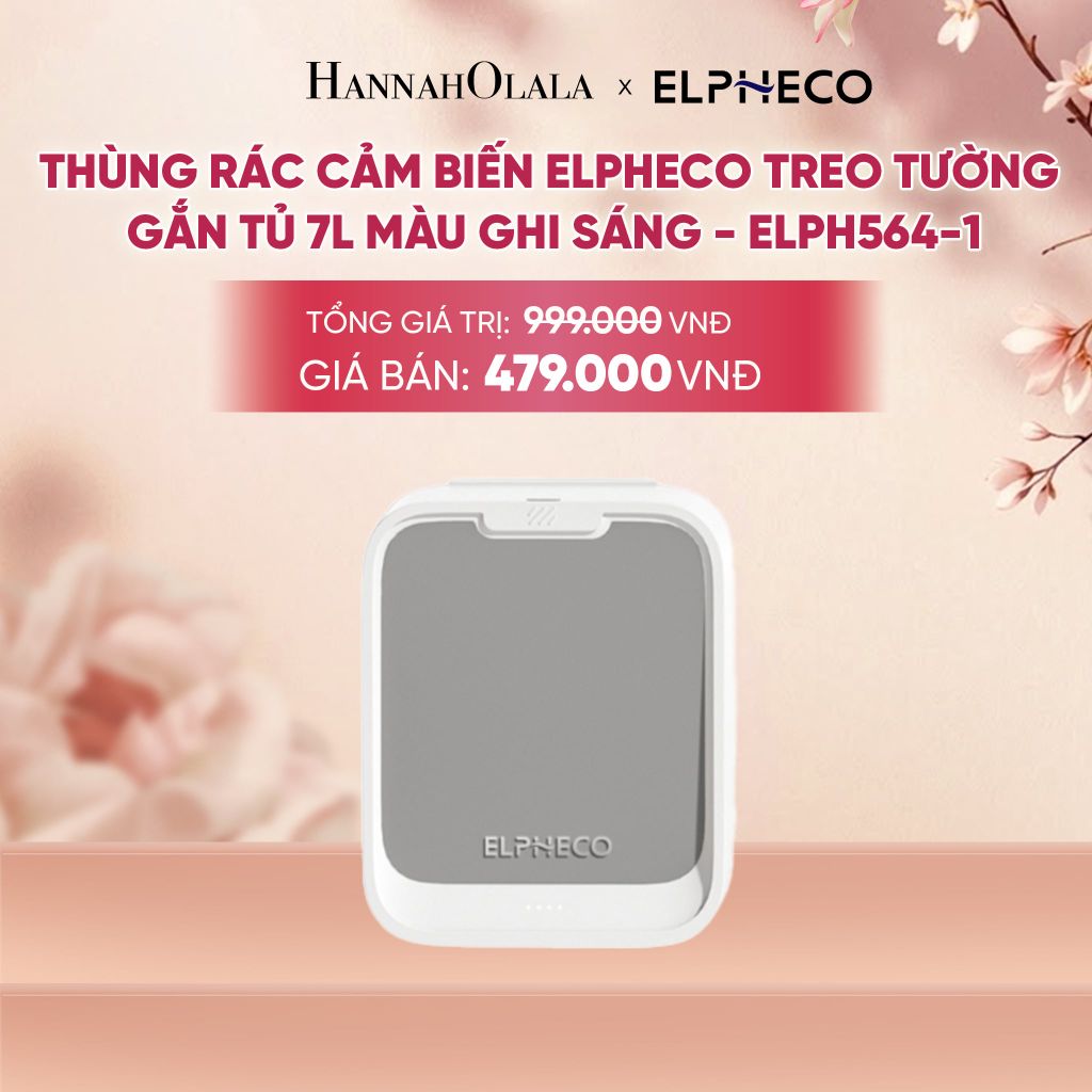  THÙNG RÁC CẢM BIẾN ELPHECO TREO TƯỜNG, GẮN TỦ 7L - DEAL 9 - A1440 