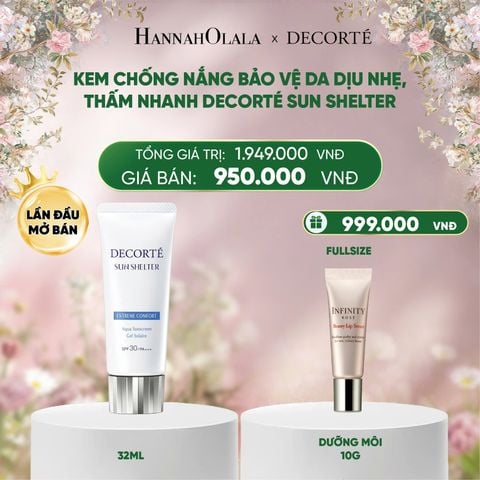  E1276_DEAL 8: KEM CHỐNG NẮNG BẢO VỆ DA DECORTÉ SUN SHELTER_KHÔNG NÂNG TÔNG 