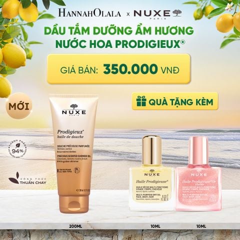  DẦU TẮM/GEL TẮM DƯỠNG ẨM HƯƠNG NƯỚC HOA NUXE PRODIGIEUX® 200ML (CHỌN HƯƠNG) 