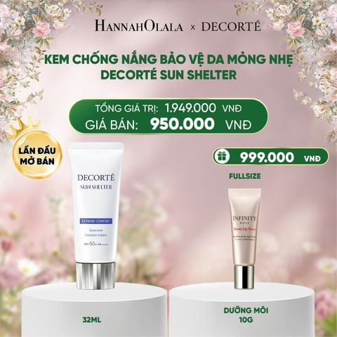  E1276_DEAL 8: KEM CHỐNG NẮNG BẢO VỆ DA DECORTÉ SUN SHELTER_KHÔNG NÂNG TÔNG 