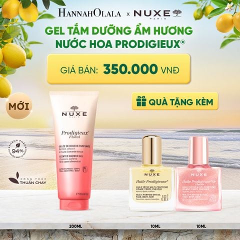  DẦU TẮM/GEL TẮM DƯỠNG ẨM HƯƠNG NƯỚC HOA NUXE PRODIGIEUX® 200ML (CHỌN HƯƠNG) 