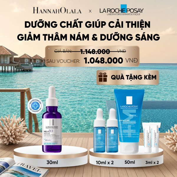  DƯỠNG CHẤT GIÚP CẢI THIỆN GIẢM THÂM NÁM & DƯỠNG SÁNG TOÀN DIỆN MELA B3 SERUM 30ML DEAL 8:_ D9 