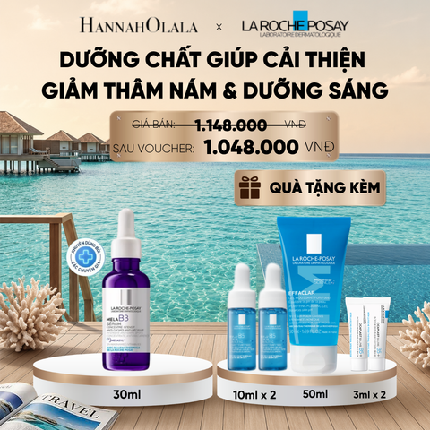  DƯỠNG CHẤT GIÚP CẢI THIỆN GIẢM THÂM NÁM & DƯỠNG SÁNG TOÀN DIỆN MELA B3 SERUM 30ML DEAL 8:_ D9 