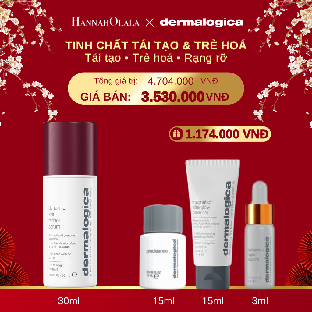  DEAL 8: TINH CHẤT TÁI CẤU TRÚC & ĐẢO NGƯỢC LÃO HOÁ DYNAMIC SKIN RETINOL 3,5% 30ML 