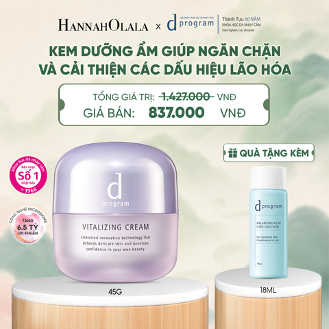  KEM DƯỠNG NGĂN NGỪA LÃO HÓA D PROGRAM VITALIZING CREAM 45G - DEAL 8 - A1205 