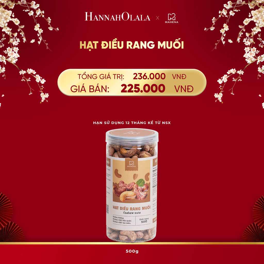  DEAL 8: HẠT ĐIỀU RANG MUỐI 500G 