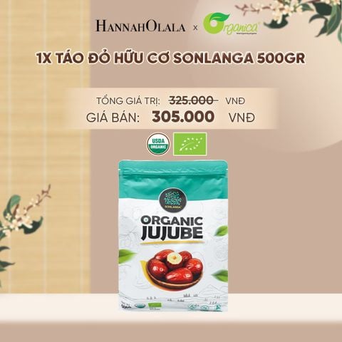  TÁO ĐỎ HỮU CƠ SONLANGA 500GR - A1497 