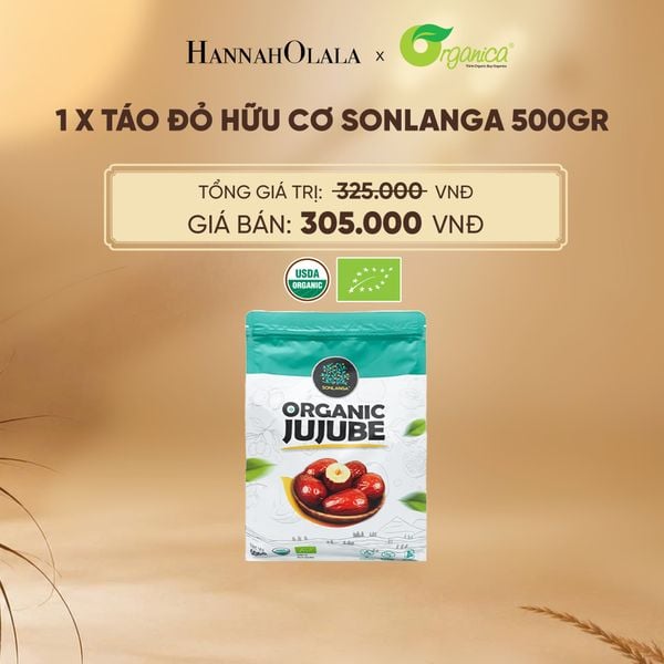  TÁO ĐỎ HỮU CƠ SONLANGA 500GR - E296 