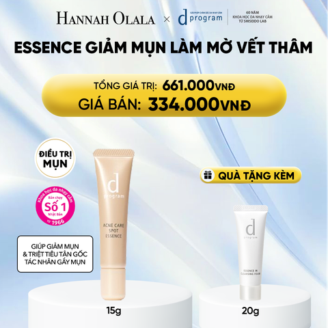 ESSENCE GIẢM MỤN VÀ LÀM MỜ VẾT THÂM D PROGRAM ACNE CARE SPOT ESSENCE 15G - DEAL 8 