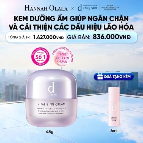  KEM DƯỠNG NGĂN NGỪA LÃO HÓA D PROGRAM VITALIZING CREAM 45G - DEAL 8 