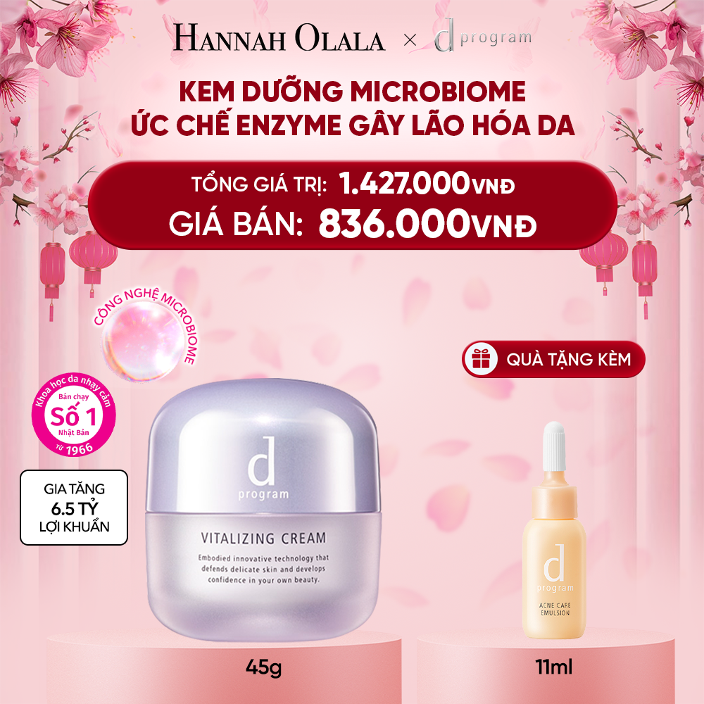  DEAL 8: KEM DƯỠNG NGĂN NGỪA LÃO HÓA D PROGRAM VITALIZING CREAM 45G 