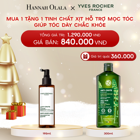  DEAL 8: MUA 1 TẶNG 1 TINH CHẤT XỊT HỖ TRỢ MỌC TÓC GIÚP TÓC DÀY CHẮC KHỎE TẶNG DẦU GỘI GIẢM TÓC GÃY RỤNG 