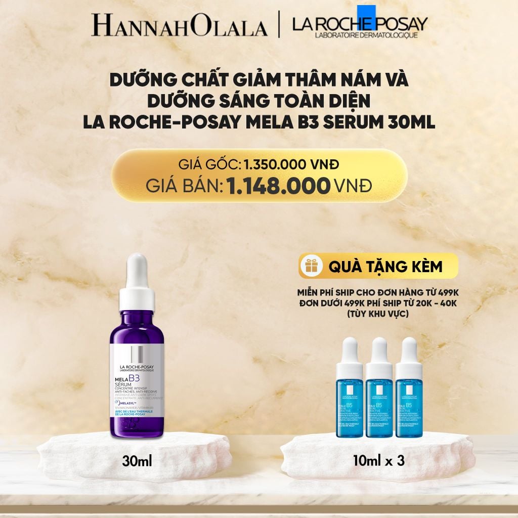  DEAL 8: DƯỠNG CHẤT GIÚP CẢI THIỆN GIẢM THÂM NÁM & DƯỠNG SÁNG TOÀN DIỆN MELA B3 SERUM 30ML 