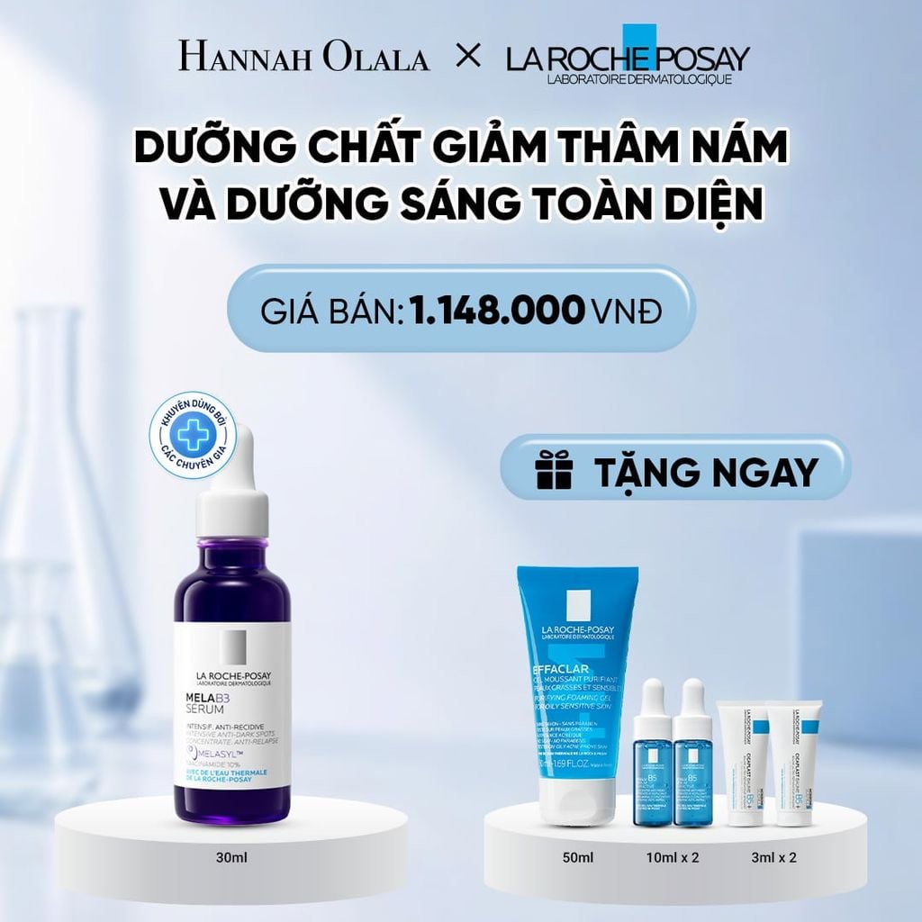  DƯỠNG CHẤT GIÚP CẢI THIỆN GIẢM THÂM NÁM & DƯỠNG SÁNG TOÀN DIỆN MELA B3 SERUM 30ML DEAL 8: 