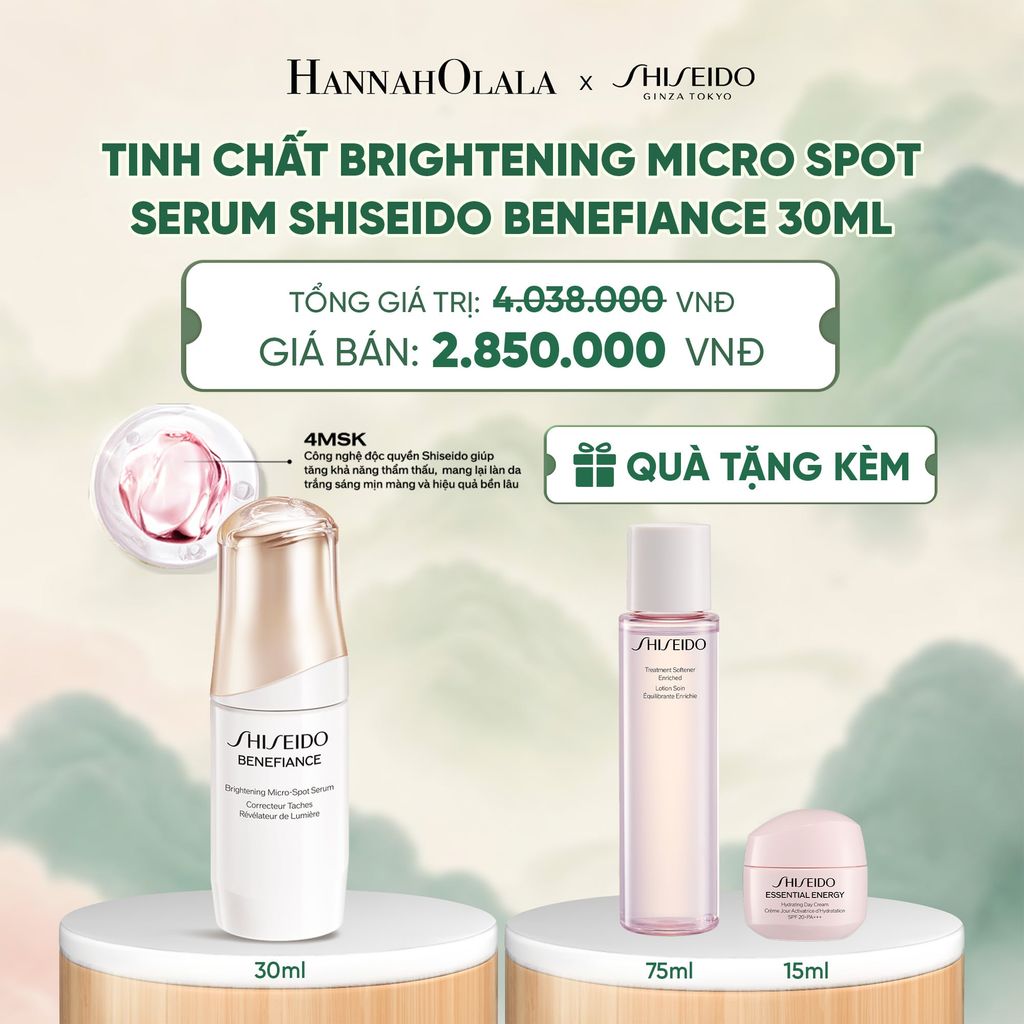  TINH CHẤT (SERUM) DƯỠNG DA SHISEIDO BENEFIANCE BRIGHTENING MICRO-SPOT SERUM 30ML - DEAL 08 - A1326 