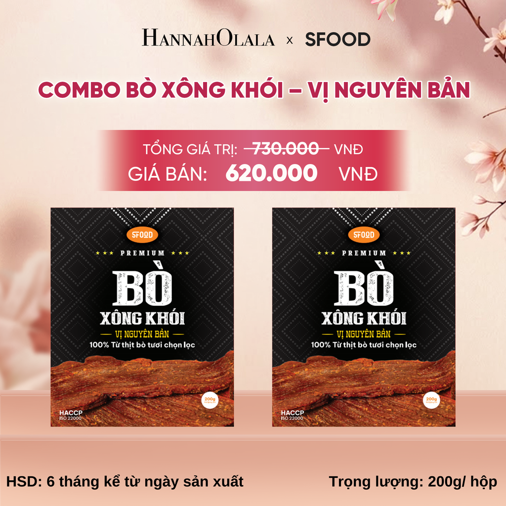  COMBO 2 BÒ XÔNG KHÓI – VỊ NGUYÊN BẢN DEAL 08 - A170 