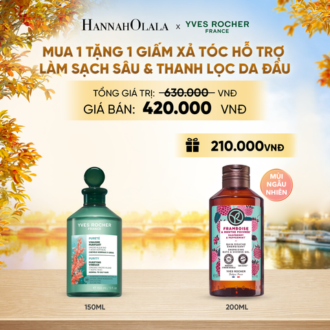  MUA 1 TẶNG 1 GIẤM XẢ TÓC HỖ TRỢ LÀM SẠCH SÂU VÀ THANH LỌC DA ĐẦU TẶNG SỮA TẮM 200ML MÙI NGẪU NHIÊN - E733 