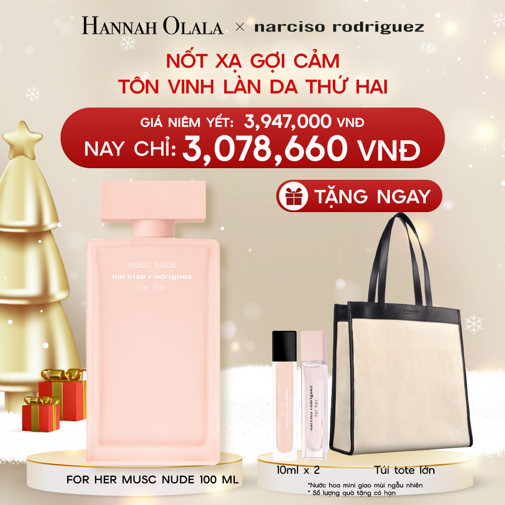  A245_DEAL 8: Nước hoa nữ Narciso Rodriguez Musc Nude EDP 100ml 