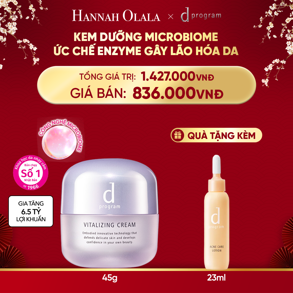  A332_DEAL 8: KEM DƯỠNG NGĂN NGỪA LÃO HÓA D PROGRAM VITALIZING CREAM 45G 
