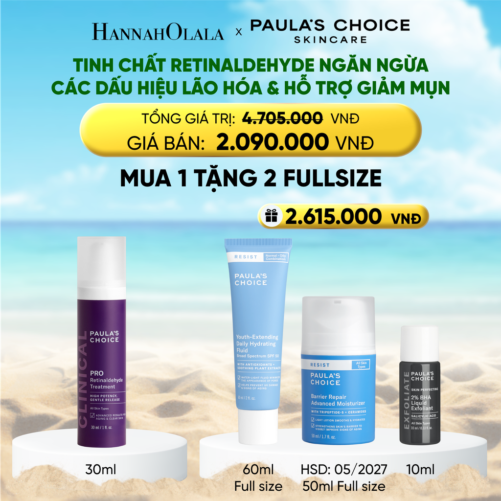  DEAL 8: TINH CHẤT RETINALDEHYDE NGĂN NGỪA CÁC DẤU HIỆU LÃO HÓA VÀ HỖ TRỢ GIẢM MỤN 30ML 