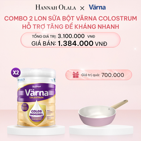  E397_DEAL 8: COMBO 2 LON SỮA BỘT VARNA COLOSTRUM LON 850G - HỖ TRỢ TĂNG ĐỀ KHÁNG 