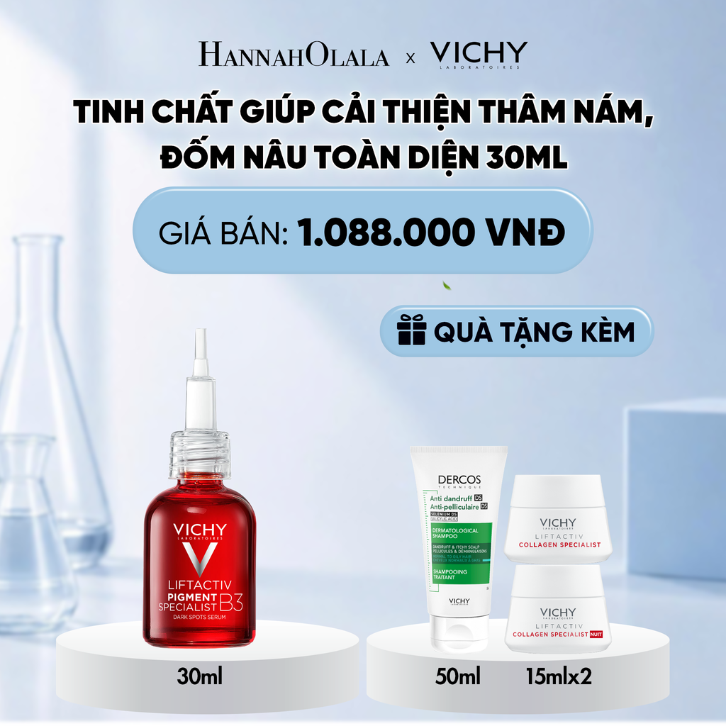  TINH CHẤT GIÚP CẢI THIỆN THÂM NÁM ĐỐM NÂU TOÀN DIỆN VICHY LIFTACTIV B3 DARK SPOTS SERUM 30ML DEAL 8 