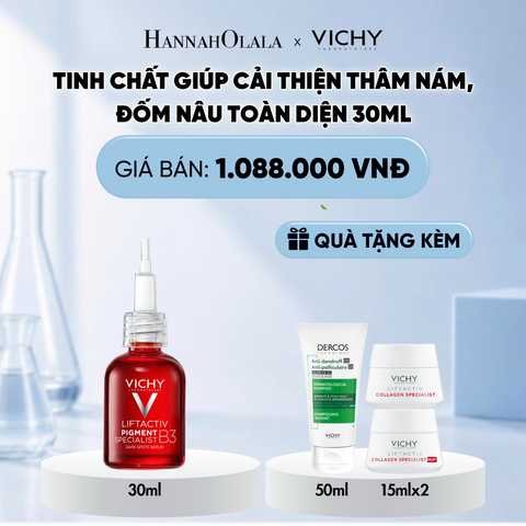  TINH CHẤT GIÚP CẢI THIỆN THÂM NÁM ĐỐM NÂU TOÀN DIỆN VICHY LIFTACTIV B3 DARK SPOTS SERUM 30ML DEAL 8 